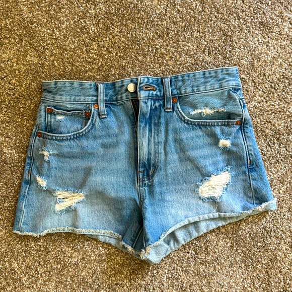 MADEWELL *cutoff* Denim Jean Shorts - so cute! - Picture 1 of 5